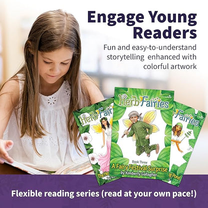 Herb Fairies: 13 Plant Story Books Set &amp Digital Learning System – Explore Plants Through Educational Stories – Includes Audiobooks Printables Crafts Puzzles &amp Games