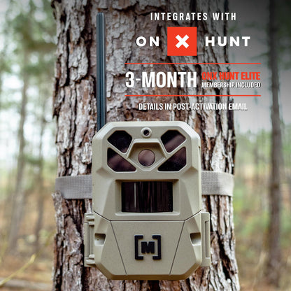 Moultrie Edge 3 PRO Cellular Trail Camera - 50MP Image Sensor - 1440p QHD Video with Audio - AI Buck Detection - GPS - 0.3s Trigger - No-Glow Flash