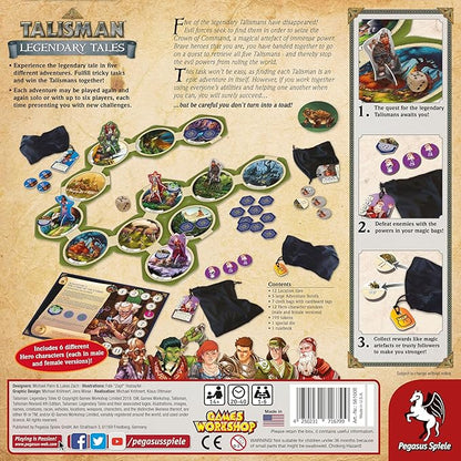 Pegasus Spiele 56100E - Talisman - Legendary Tales Multicolor
