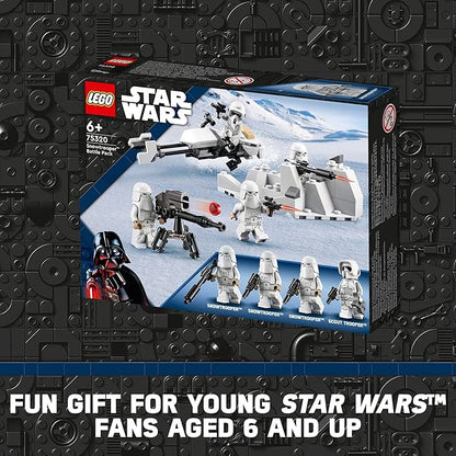 LEGO Star Wars Snowtrooper Battle Pack 75320 Set Building Toy with 4 Figures Blasters and Speeder Bike Gift Idea for Grandchildren Kids Boys and Girls Ages 6 and Up