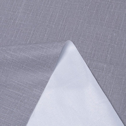 sancua 100% Waterproof Rectangle PVC Tablecloth - 70 x 90 Inch - Oil Proof Spill Proof Vinyl Table Cloth, Wipe Clean Table Cover for Dining Tables, Buffet Parties and Camping, Grey