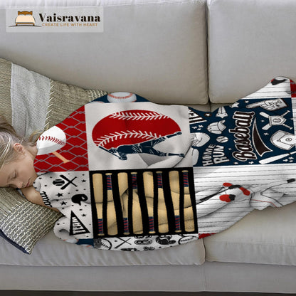 Baseball Blanket Ultra Soft Baseball Blanket for Toddler Women Men Birthday Anniversary Baseball Gifts for Sport Lovers 40"x50"for Kids/Child
