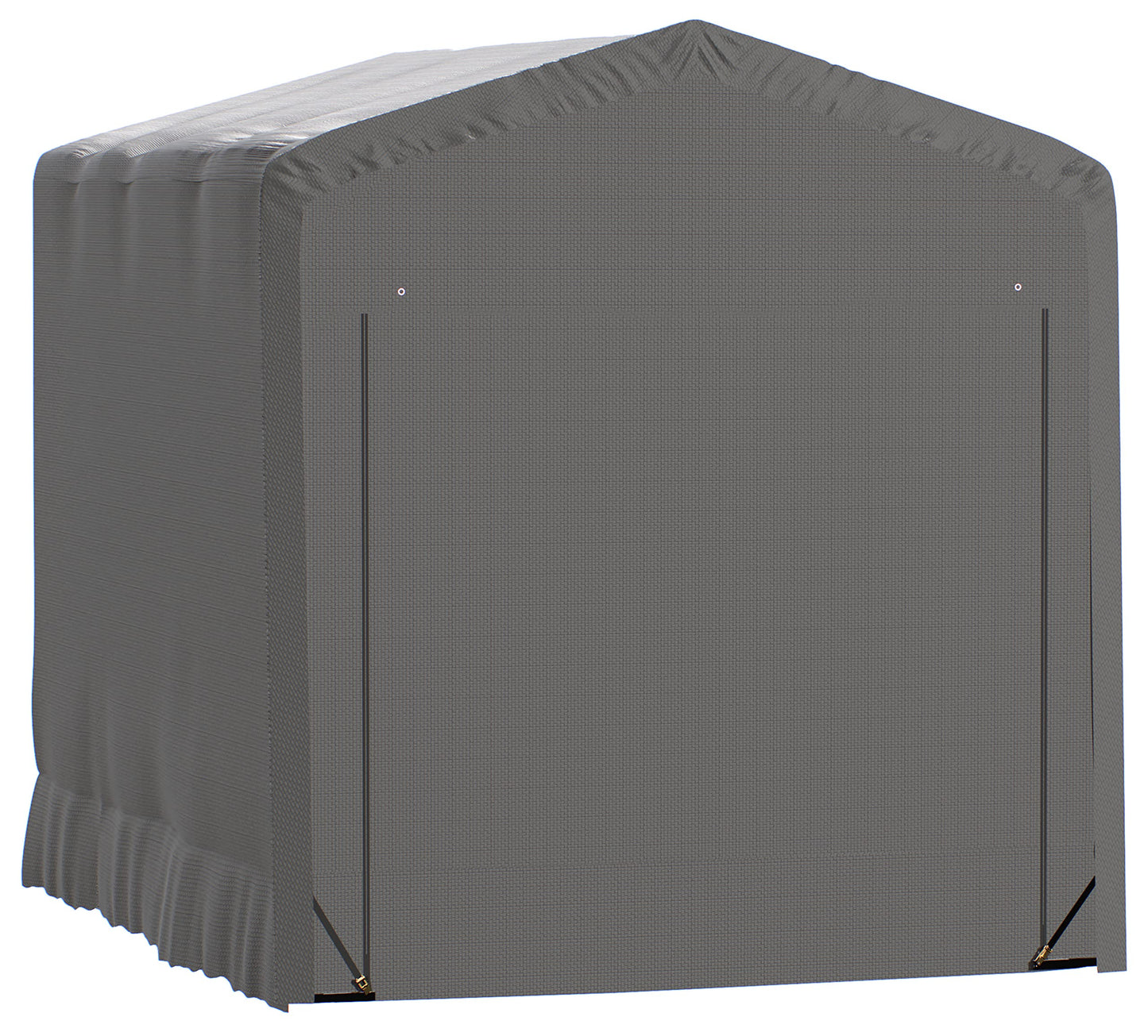 ShelterLogic ShelterTube Garage & Storage Shelter, 14' x 18' x 16' Heavy-Duty Steel Frame Wind and Snow-Load Rated Enclosure, Gray