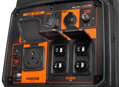 WEN Quiet and Lightweight 4800-Watt RV-Ready Portable Inverter Generator with Fuel Shut Off (56477i)