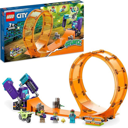 Lego City Stuntz Smashing Chimpanzee Stunt Loop 60338 Building Toy Set for Boys Girls and Kids Ages 7+ (226 Pieces)