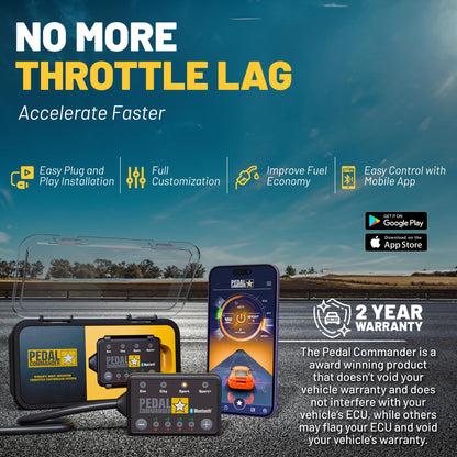 PEDAL COMMANDER for Toyota Tundra 2007-2021 Throttle Response Controller - Plug-and-Play, 4 Driving Modes, App Control - Towing Hauling Off-Road TRD Pro Sport Upgrade