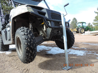 Hornet Outdoors Farm Jack ATV Trailer Jack 2,000 lb Capacity. Raises up to 36" Galvanized Heavy Duty U-5000