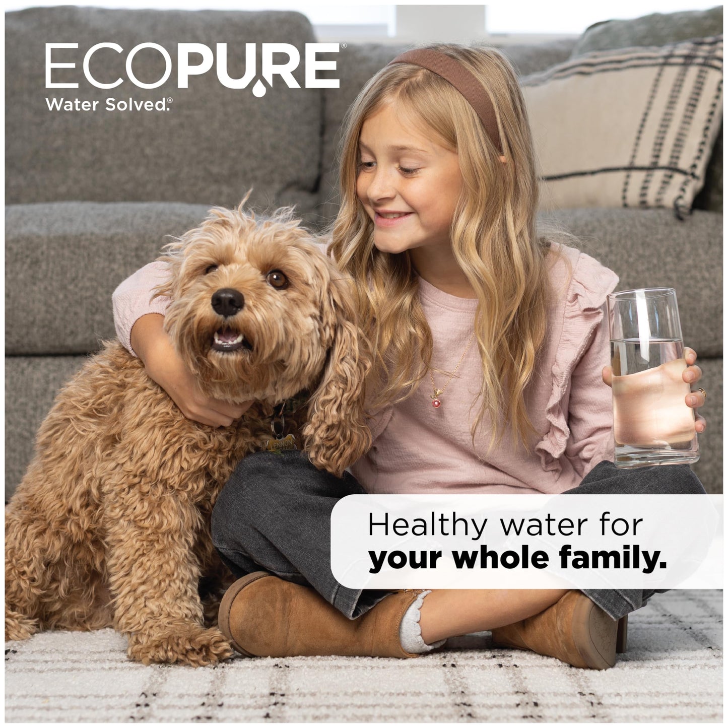 EcoPure ECOP30 Premium Reverse Osmosis System – Under Sink Drinking Water Filter System – NSF-Certified – Reduces Lead, Chlorine, and TDS –Bottled-Quality Water – Easy Filter Changes