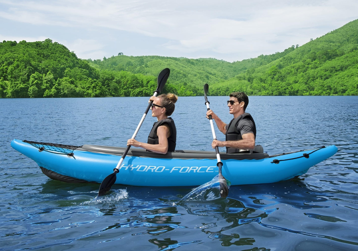 Hydro-Force Cove Champion X2 Inflatable Kayak Set 10'