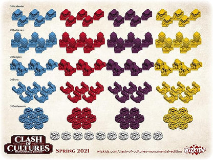 Clash of Cultures: Monumental Edition | Board Game WizKids - New Edition