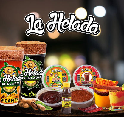 La Helada Banderilla Tamarindo/Tamarind Straw Candy 40 Count Jar