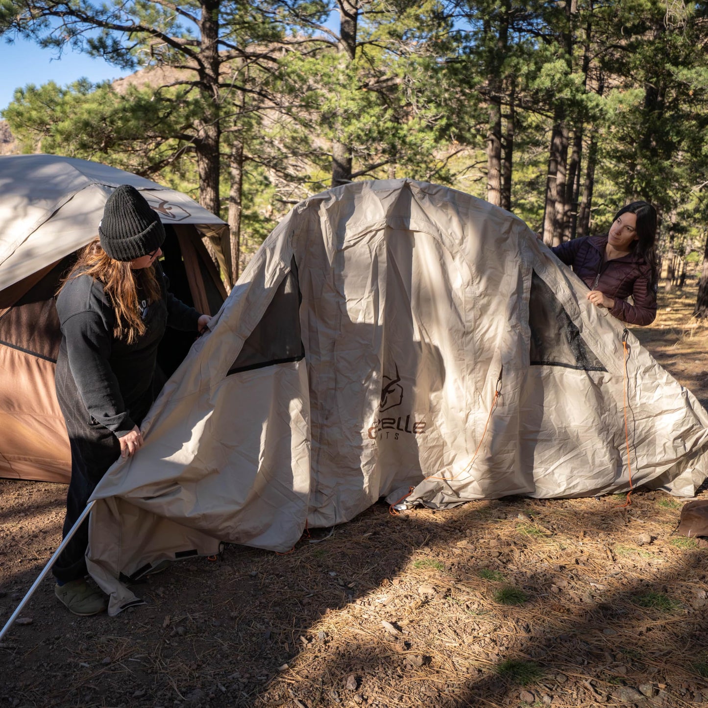 Gazelle Backcountry™ T5 Vestibule – 43 sq. ft. Enclosed Extension Room for Backcountry™ T5 Tent, Ripstop Polyester Construction, Zippered Panels, Includes All Terrain Stakes, GBACA03