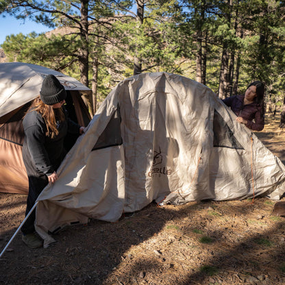 Gazelle Backcountry™ T5 Vestibule – 43 sq. ft. Enclosed Extension Room for Backcountry™ T5 Tent, Ripstop Polyester Construction, Zippered Panels, Includes All Terrain Stakes, GBACA03