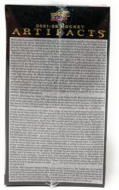Upper Deck 2021-22 Hockey Artifacts Trading Cards