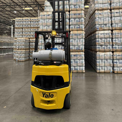 Flame King 43.5LB Steel Forklift Propane Tank with Gauge, DOT and TC Compliant, Rugged-Designed, Larger Than Standard Forklift Tanks