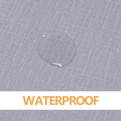 sancua 100% Waterproof Rectangle PVC Tablecloth - 70 x 90 Inch - Oil Proof Spill Proof Vinyl Table Cloth, Wipe Clean Table Cover for Dining Tables, Buffet Parties and Camping, Grey