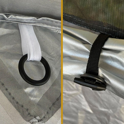 Compact Camper Tent Insert for Compact Shelter – Converts to Enclosed Room with Mesh Windows, Zippered Door, Water-Resistant Floor – Canopy/Frame Sold Separately (10ft x 10ft)