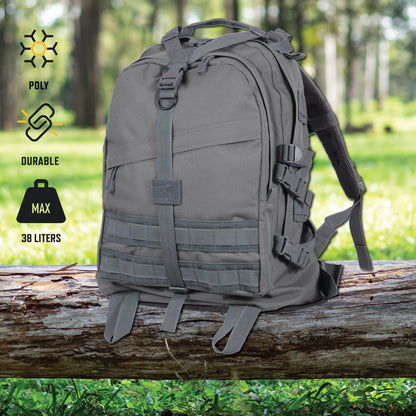 Rothco Large Transport Pack - Rugged Tactical Backpack MOLLE Bag for EDC Storage