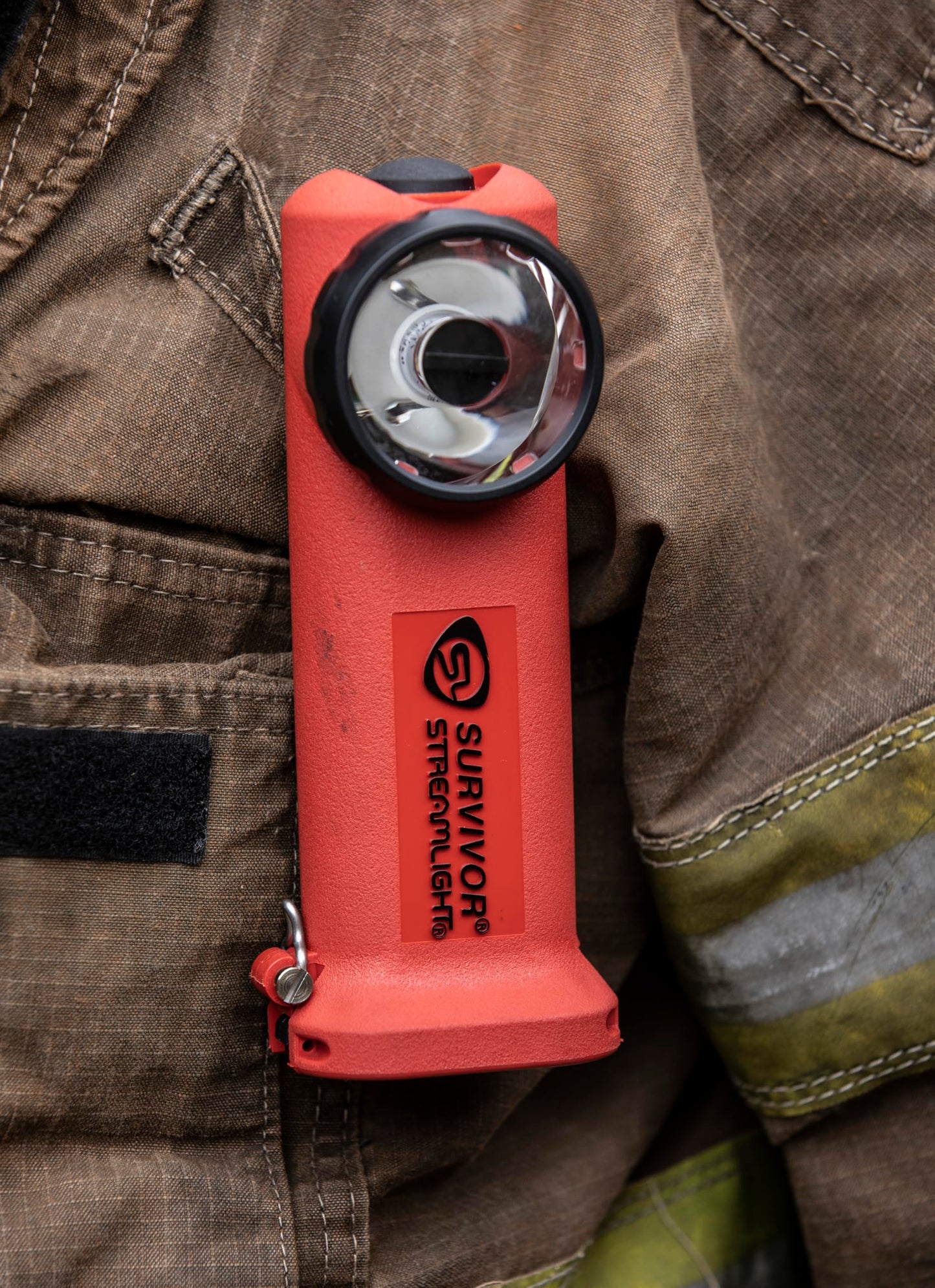 Streamlight 90540 Survivor 175-Lumen Alkaline Safety-Rated Firefighter Right Angle Flashlight, Orange