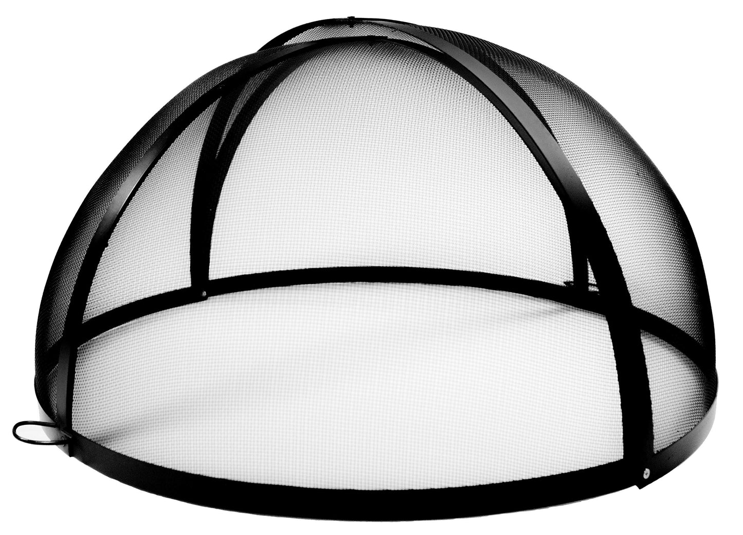 Hampton's Buzaar 36 Inch Fire Pit Easy Access Spark Screen