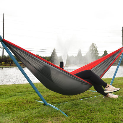 Equip Single Point Portable Hammock Stand - Perfect for Lounging & Camping Hammocks - Hang Around & Enjoy The Outdoors - Up to 400lbs Capacity