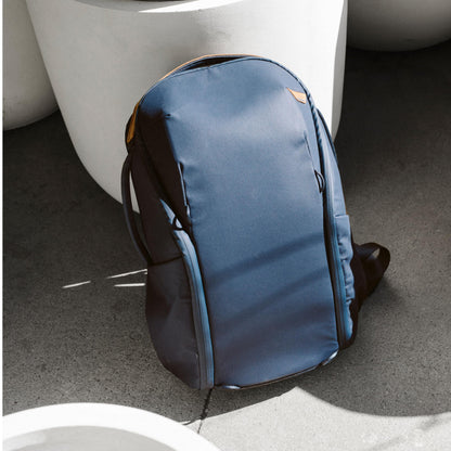 Peak Design Everyday Backpack Zip 20L, Midnight, 270-Degree Zip, Dual Side Pockets, FlexFold Dividers, Fits 15" Laptop, For Camera Carry, Daily Commutes or Travel, Versatile Backpack for Men and Women