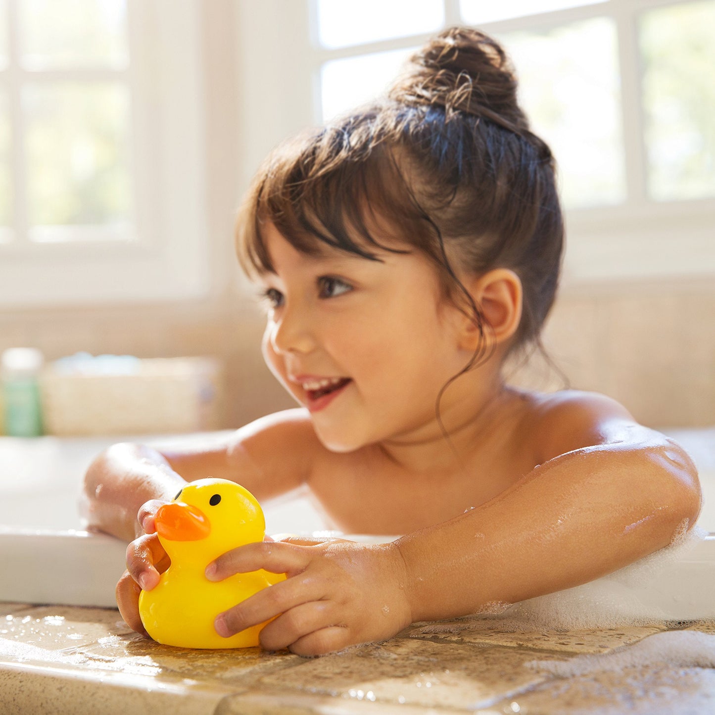 Munchkin® White Hot® Safety Bath Ducky Toy, Yellow