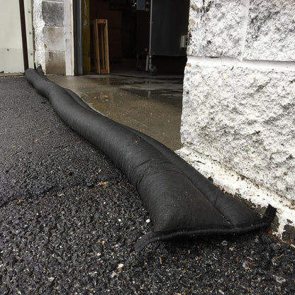 Quick Dam Grab & Go Flood Kit includes 5- 10ft Flood Barriers in Bucket