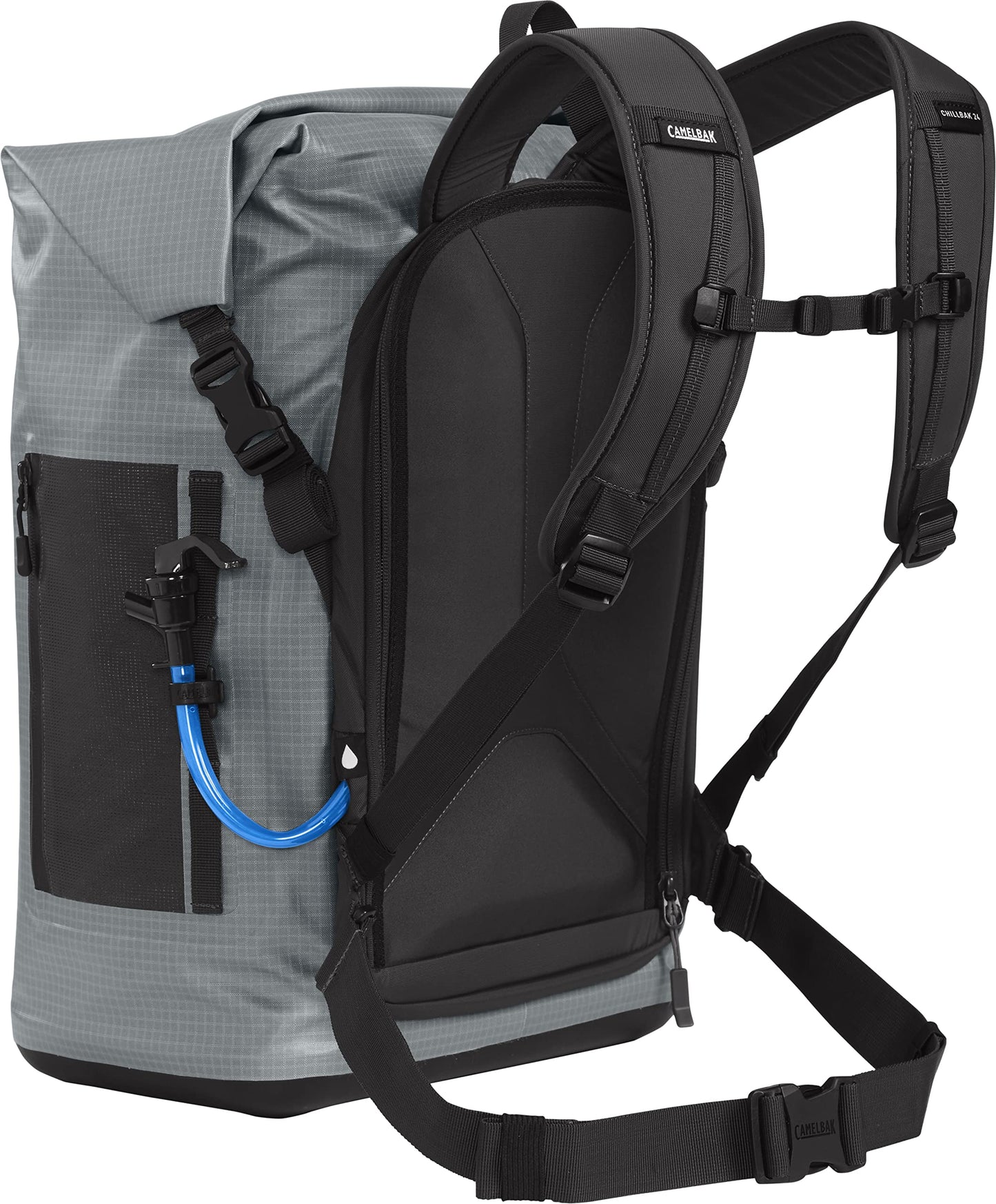 CamelBak ChillBak Pack 30 Soft Cooler Backpack with 6L Fusion Group Reservoir, Monument Grey