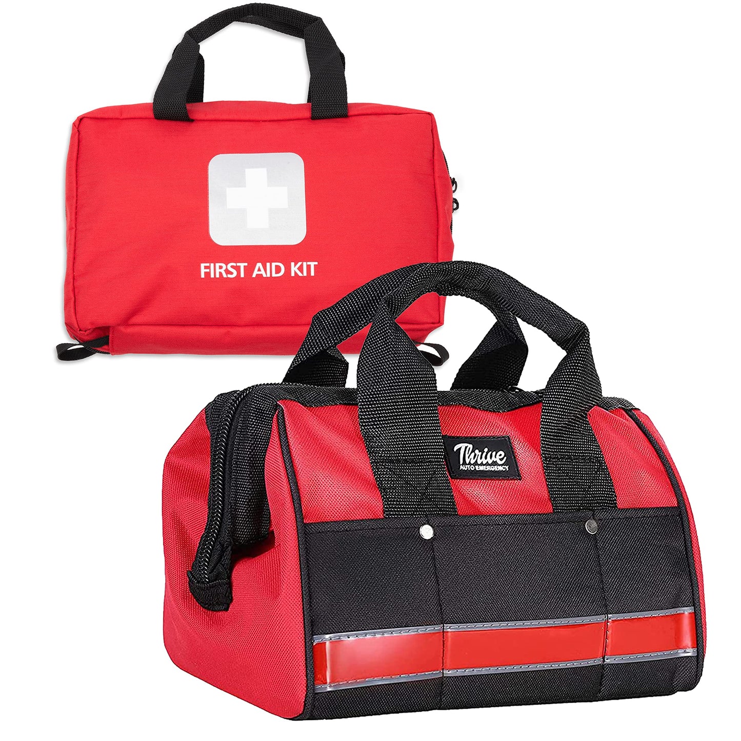 Large First Aid Kit and Auto Emergency Kit