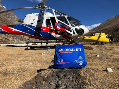 Adventure Medical Kits Mountain Series Medical Kit - Mountaineer - Emergency Medical First Aid Kit - For 28 People for 10 Days - Comes with QuikClot Gauze, Tourniquet, Guide Book & More - 218 Pieces