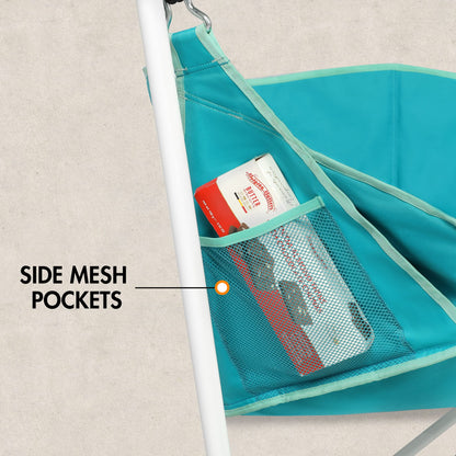 PORTAL Hammock Camping Chair Folding Rocking Chair Portable Swinging with Cup Holder for Outdoor Lawn Backyard Patio Car Camp Sports Concerts,Support 350 lbs Blue