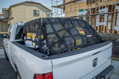 Gladiator Cargo Nets - Heavy Duty Truck Cargo Net-Trcuk Organizer-Truck Bed Cover- Large- Perfect for Trailer, Pickup, Boat, Jeep, SUV, Camping, Hunting-(WLL): 1,500 lbs (LGN-100) 8.75' x 10' ft.