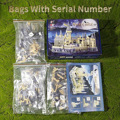 2680PCS Harry Pot Magic Castle Micro mini Building Blocks Toys SetsCreative Ideals Hog Tower Building Sets Best Gift for 14+ Boys Girls or Adults