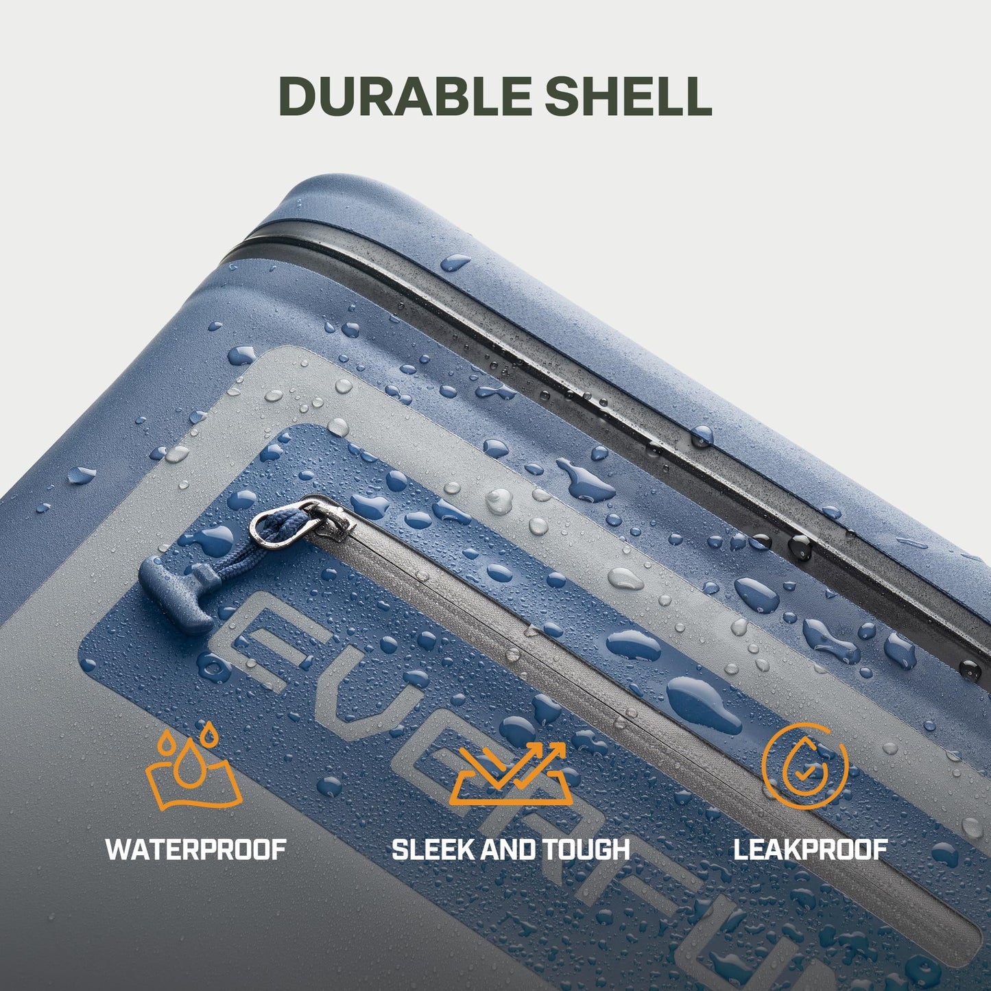 EVERFUN Soft Cooler 30 Can, Portable 24qt Insulated Small Cooling Lunch Box for Men and Women, Leakproof Ice Chest Bag for Travel, Beach, Camping, Boating, Fishing, Tailgating, Work and Picnic