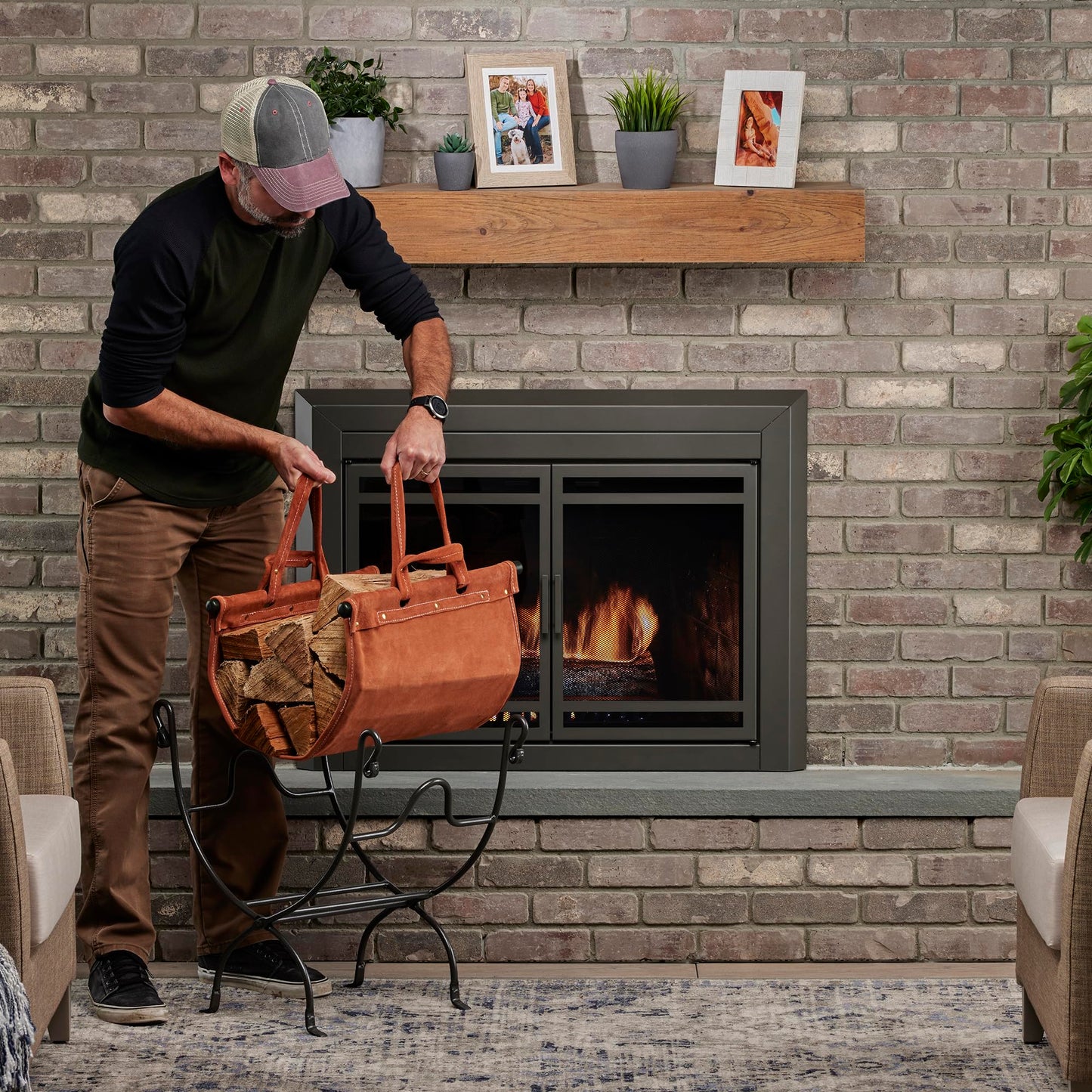 UniFlame Replacement Brown Suede Canvas Carrier