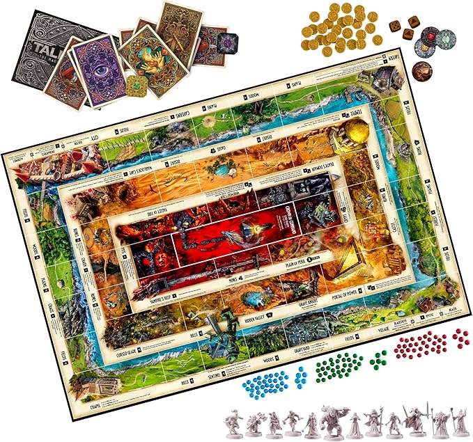 Avalon Hill Talisman: The Magical Quest Board Game 5th Edition | Fantasy Tabletop Adventure Games | Ages 12 and Up | 2 to 6 Players | Roleplaying Strategy Games