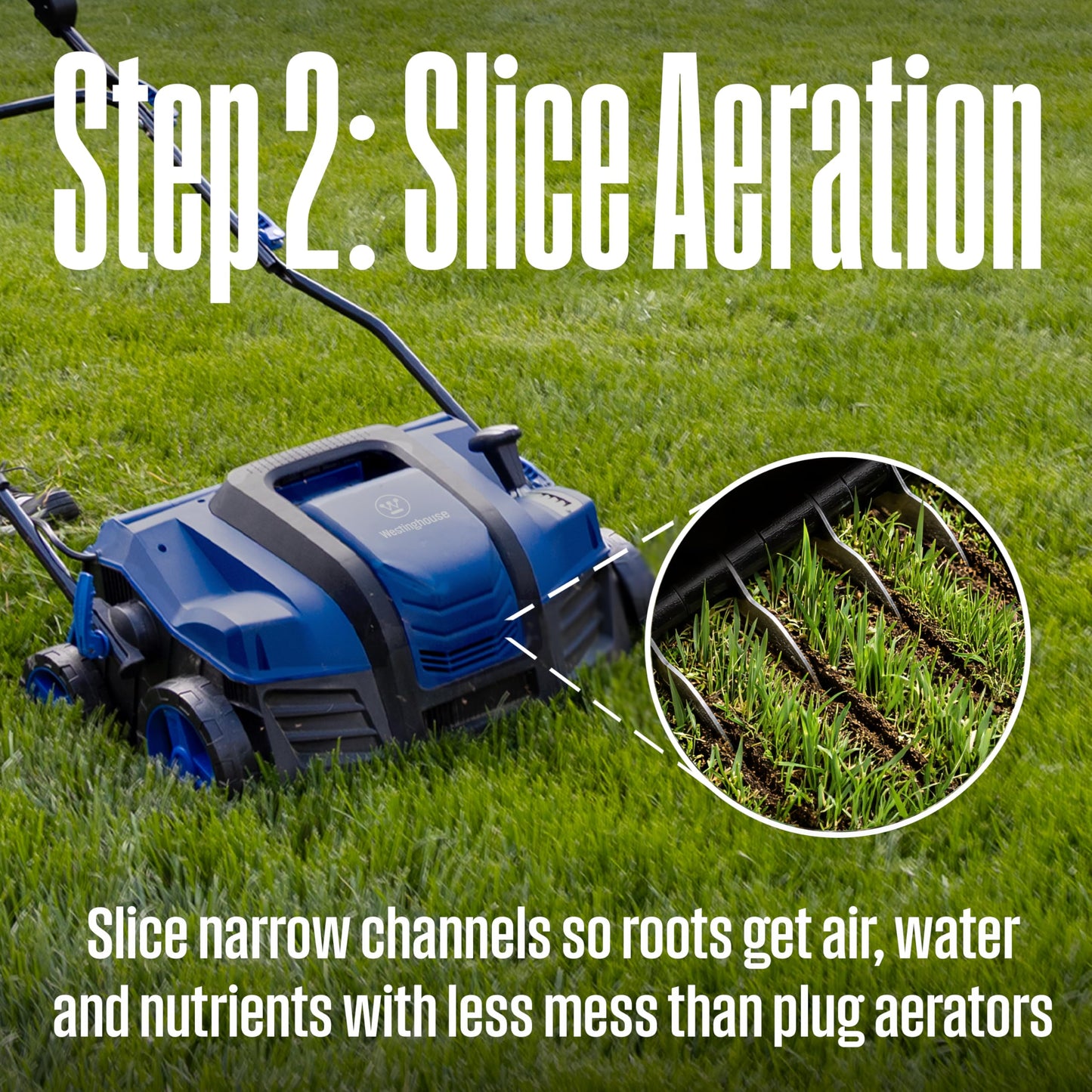 Westinghouse 16" 15-Amp 2-in-1 Electric Dethatcher and Scarifier with Collection Bag