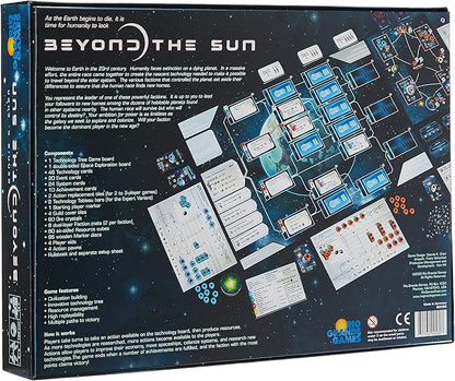 Rio Grande Games: Beyond The Sun Strategy Board Game Base Game 2 to 4 Players 90 to 120 Minute Play Time for Ages 14 and up