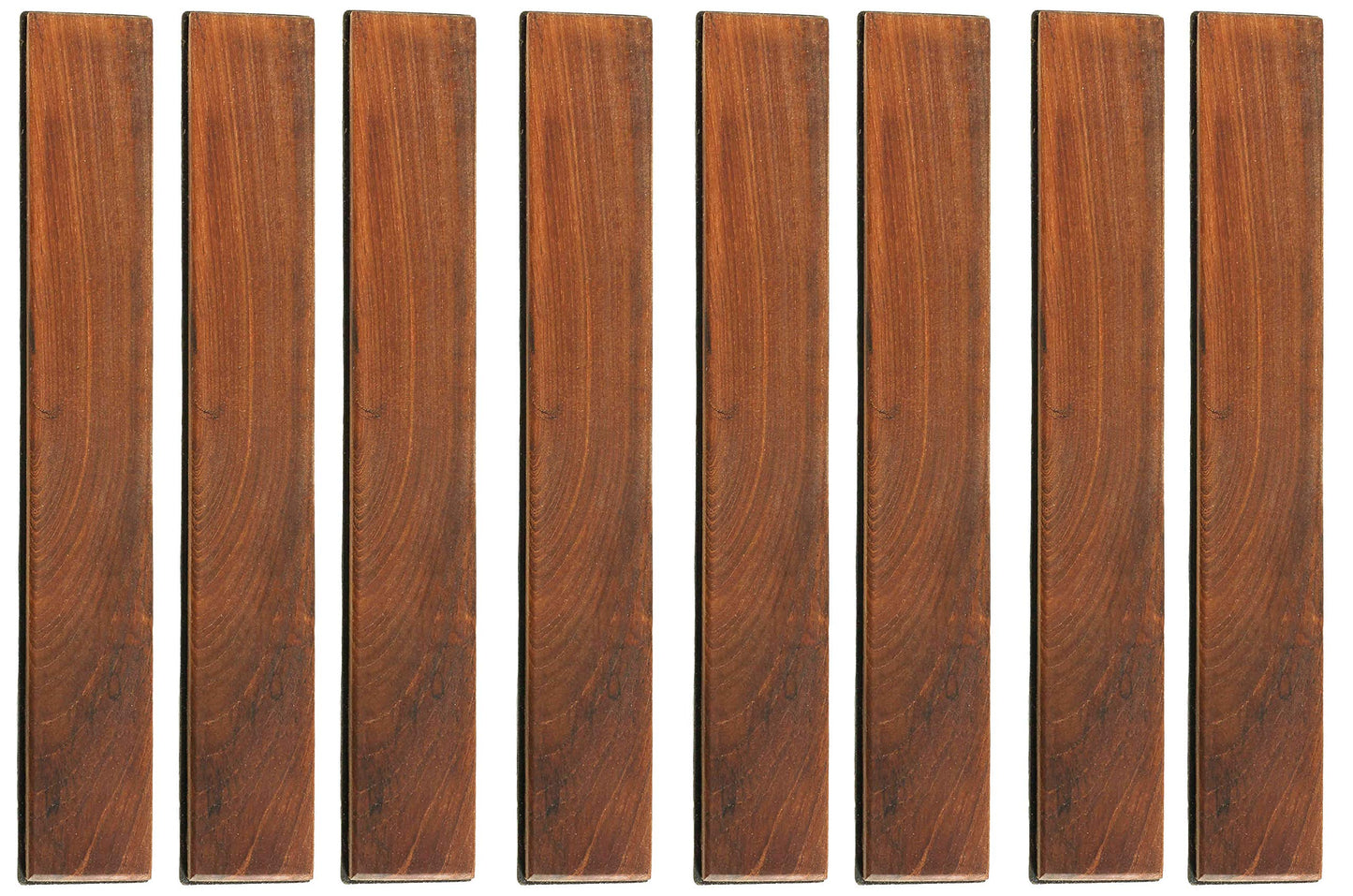Bare Decor EZ-Floor Interlocking Teak Wood Flooring Tiles and End Pins (Set of 10 Tiles + 8 End Pins)