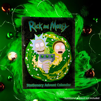 Rick and Morty Advent Calendar 2025 - Fun Countdown with 24 Surprises | Keychains & Shoelaces Gifts