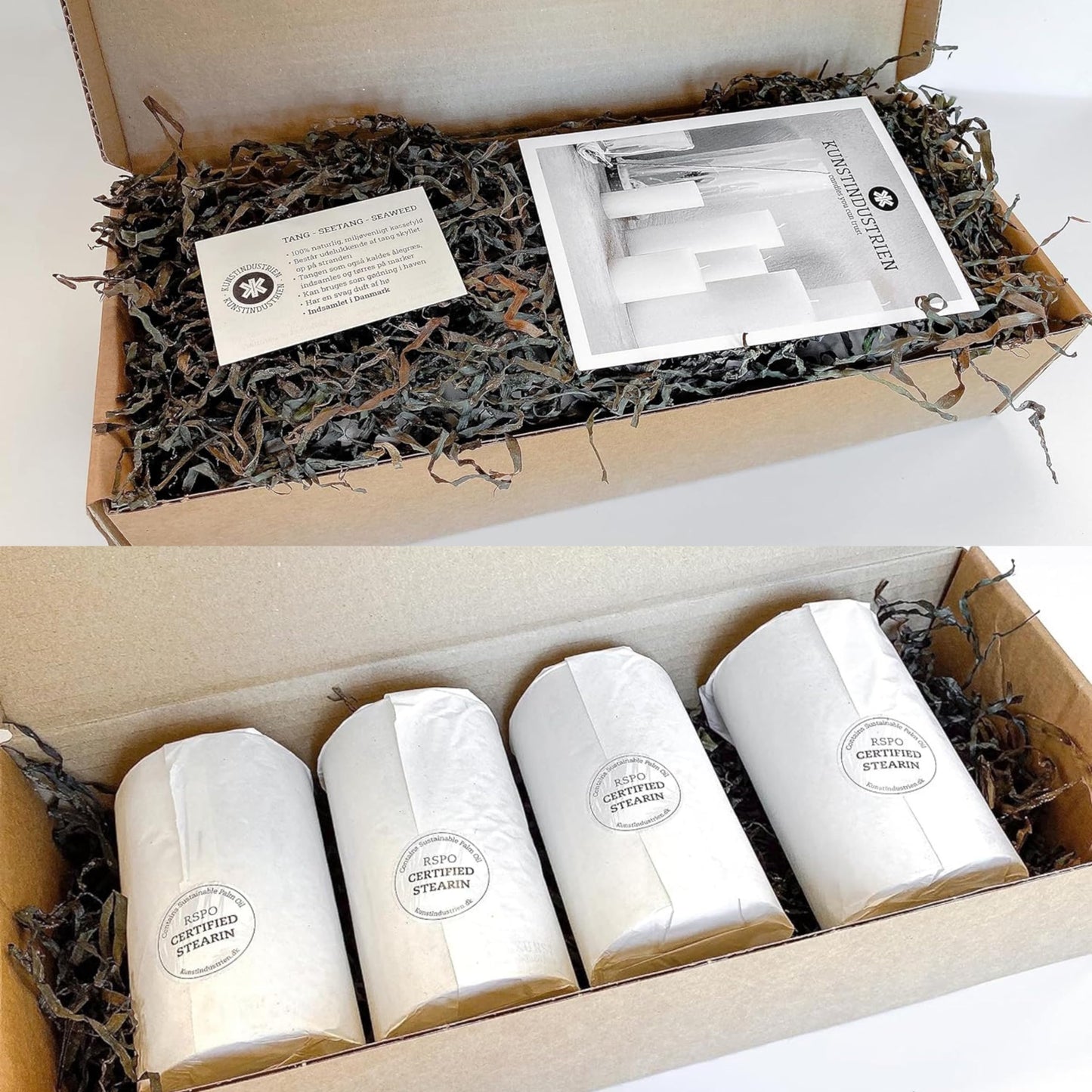 Pillar Candles, Handmade in Europe, 4 Pack – RSPO Certified, Dripless & Smokeless Velas, Long Burning Candles 70 Hours per Large Candle, Unscented Candle Set (4 pcs, Ø 2.8 in x H 4.7 in, Off-White)