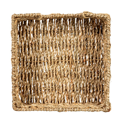 Creative Co-Op Hand-Woven Seagrass Napkin Holder, Natural