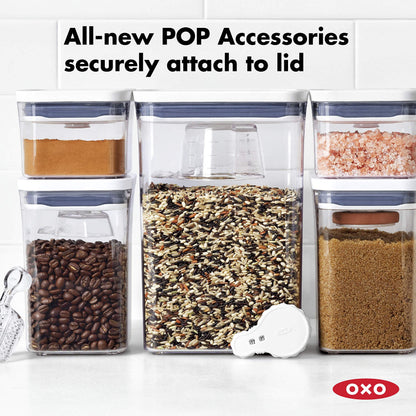 OXO Good Grips POP Container - Airtight Food Storage - 1.9 Qt for Snacks, Sugar and More (Pack of 8)
