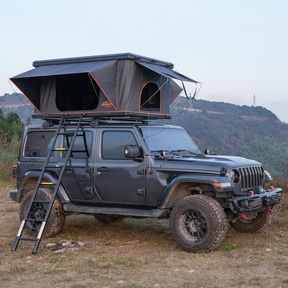 Joyinrute Alumnimun Rooftop Tent Hard Shell with Winter Insulation, Pop Up 2 Person Roof Top Hardshell for Camping Truck Van Suitable for Jeep SUV Car