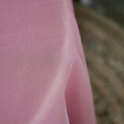 JYFLZQ Pink Round Tablecloth 70 Inch for 4 Foot Tables Machine Washable, Durable, Thick Polyester Fabric Table Cloth Table Cover for Parties Banquet Wedding(Equipped with 4 Napkin Cloth)