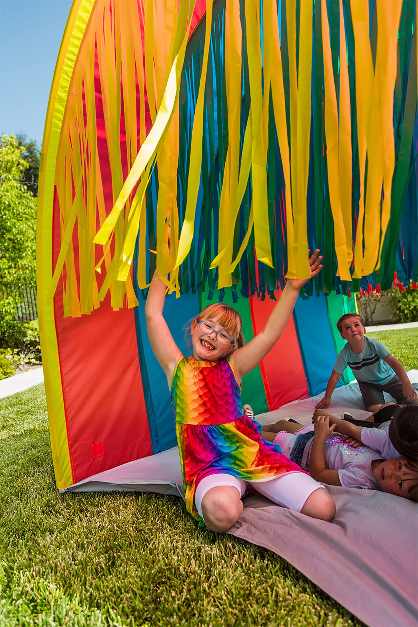 Pacific Play Tents 95100 Kids Tickle Me 9.5-Foot Giant Institutional Crawl Play Tunnel, 9.5" x 5.5' x 6'