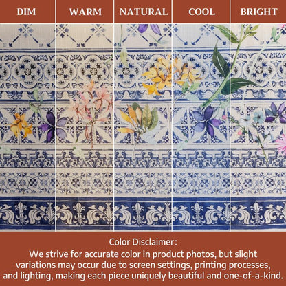 Maison d' Hermine Table Cloth Rectangle Table 100% Cotton 54 x 72 Inches Tablecloth Reusable Decorative for Dining Kitchen Room Farmhouse Home Gifts for Mothers Day Spring Summer - Faience