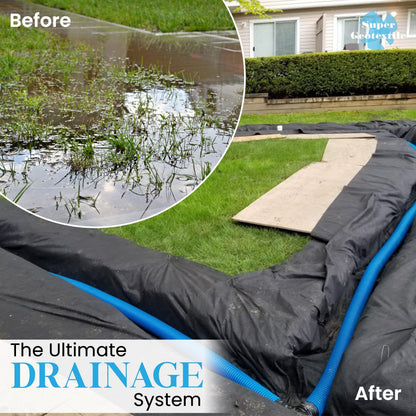 Super Geotextile 4, 6, 8 oz Non Woven Fabric for Landscaping, French Drains, Underlayment, Erosion Control, Construction Projects - 4 oz (3X250)