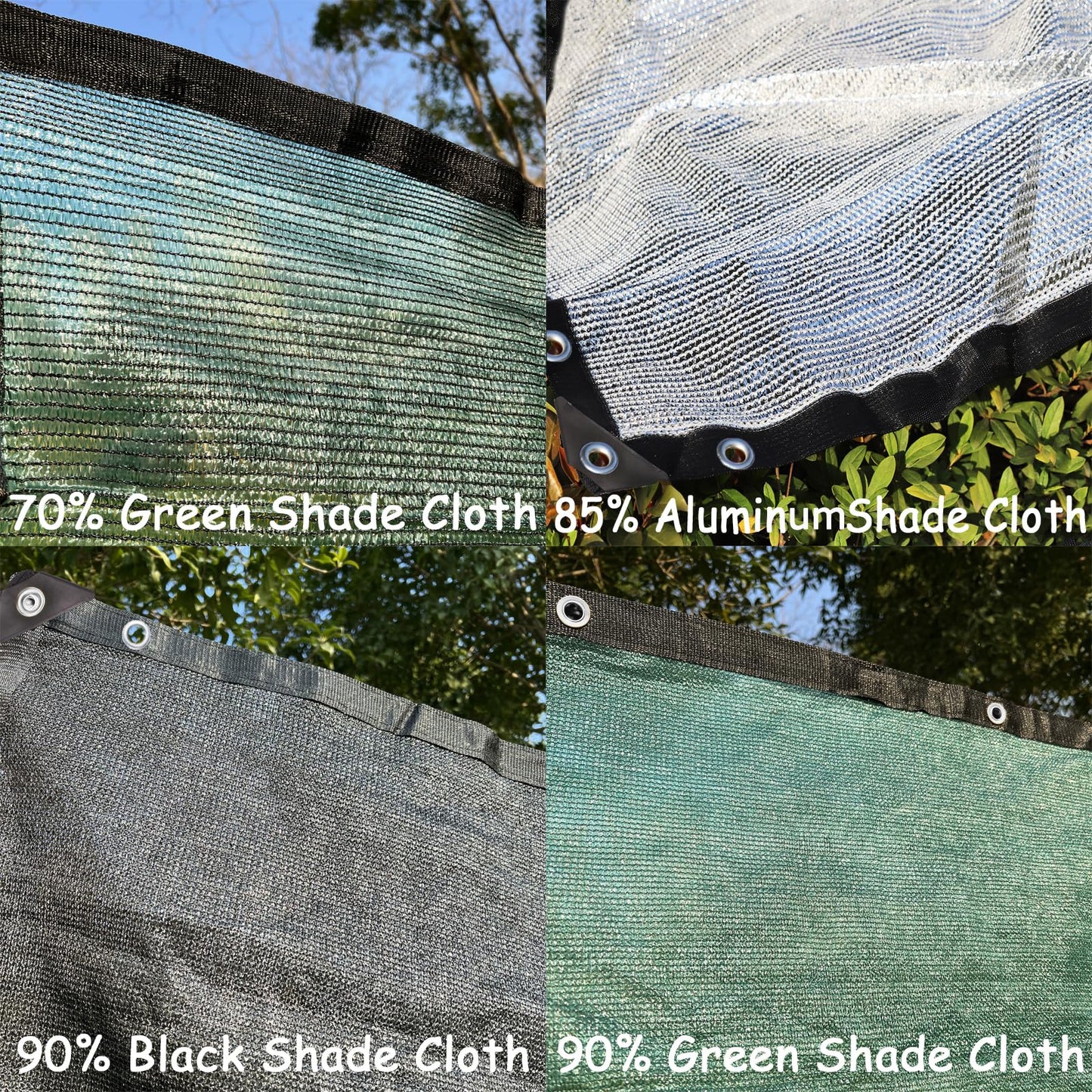 90% Green Colored Shade Cloth 20 ft X 24 ft, Heavy Duty HDPE Mesh Sun Shade Tarp with Grommets for Garden Greenhouse Pergola Patio Plant Kennel UV Protection